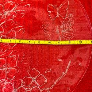 Beautiful butterfly design serving platter